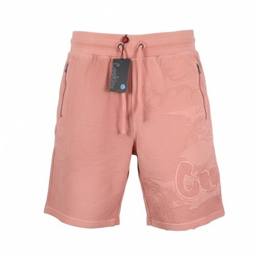 Cookies Infantry French Terry Sweat Shorts Dusty Rose Pink Camo 1560B6015 Mens L